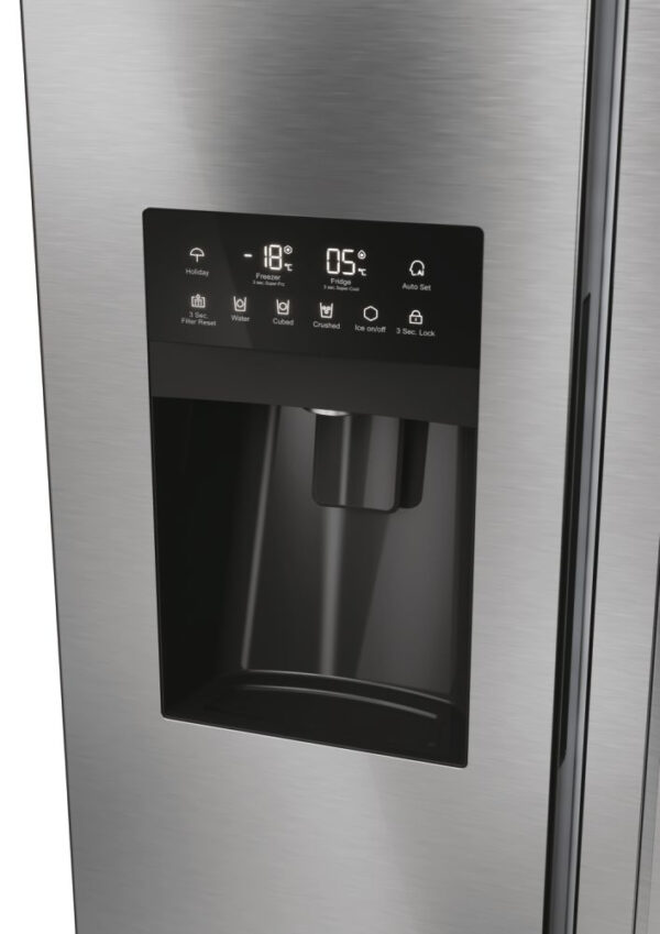 Haier SBS 90 Serie 5 HSR5918DIMP Side-by-Side Kühlkombination Freistehend 511 l D Platin, Edelstahl – Bild 15