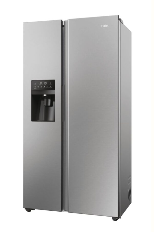 Haier SBS 90 Serie 5 HSR5918DIMP Side-by-Side Kühlkombination Freistehend 511 l D Platin, Edelstahl – Bild 7