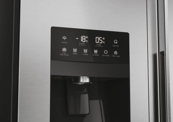 Haier SBS 90 Serie 5 HSR5918DIMP Side-by-Side Kühlkombination Freistehend 511 l D Platin, Edelstahl – Bild 17