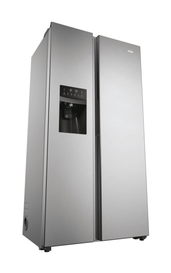 Haier SBS 90 Serie 5 HSR5918DIMP Side-by-Side Kühlkombination Freistehend 511 l D Platin, Edelstahl – Bild 10