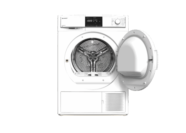 SHARP Wärmepumpentrockner KD-HHB8S8PW3-DE  8kg – Bild 2