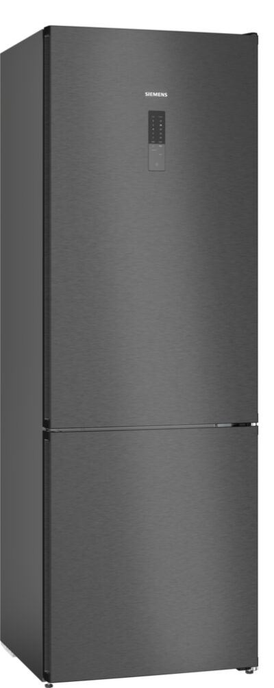 Siemens iQ300 KG49NXXCF Kühl- und Gefrierkombination Freistehend 440 l C Schwarz, Edelstahl