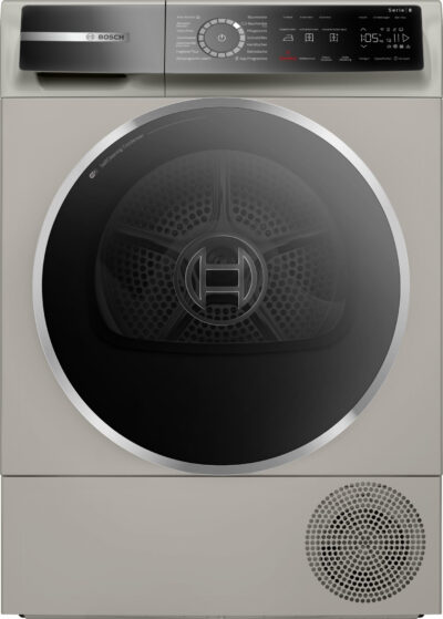 Bosch Serie 8 WQB246CX0 Wäschetrockner Freistehend Frontlader 9 kg A+++ Silber