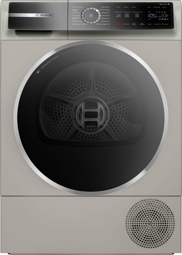 Bosch Serie 8 WQB246CX0 Wäschetrockner Freistehend Frontlader 9 kg A+++ Silber