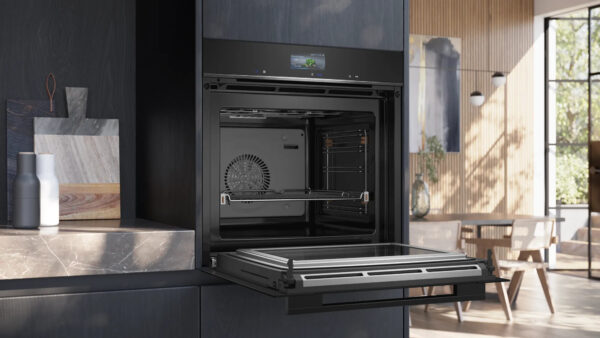 Siemens iQ700 HM736GAB1 Backofen 67 l 800 W Schwarz – Bild 4