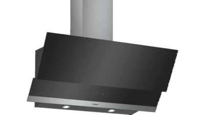 Bosch Serie 2 DWK095G60 Dunstabzugshaube Wandmontiert Schwarz, Grau 629 m³/h