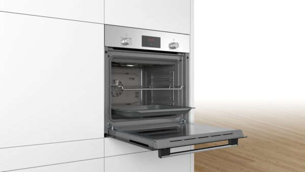 Bosch Serie 2 HBF133BR0 Backofen 66 l Schwarz, Edelstahl – Bild 4