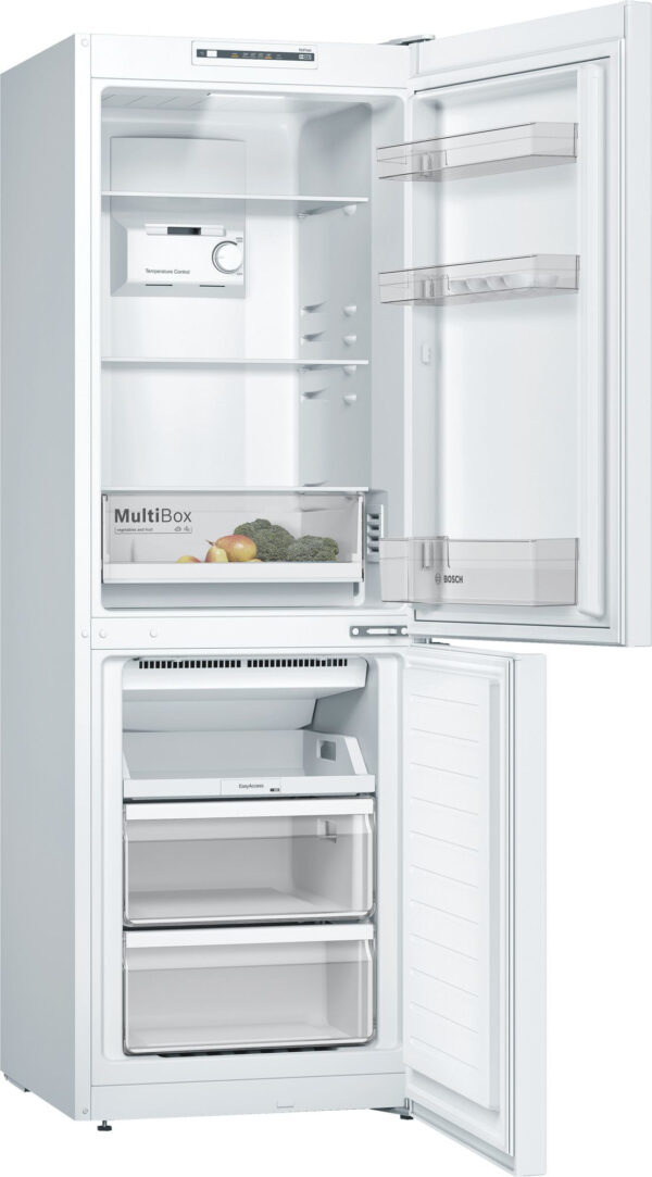 Bosch Serie 2 KGN33NWEB Kühl- und Gefrierkombination Freistehend 282 l E Weiß – Bild 3