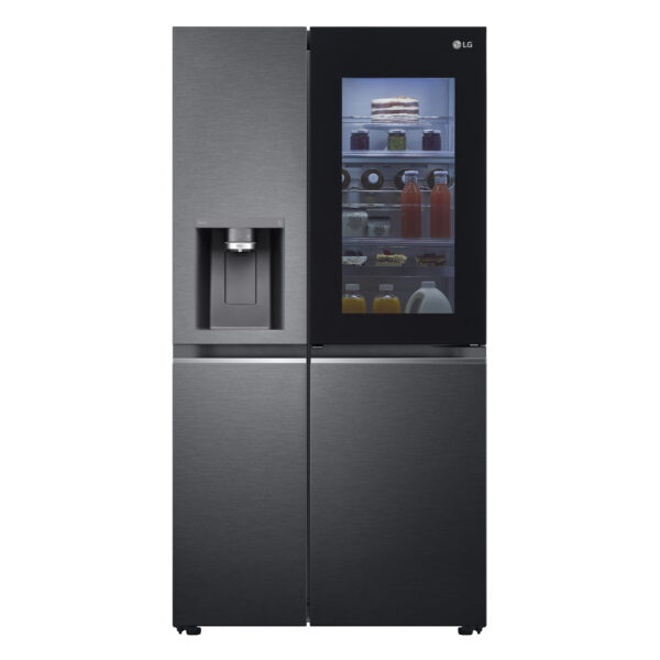 LG GSXV90MCAE Side-by-Side Kühlkombination Freistehend 635 l E Schwarz – Bild 12