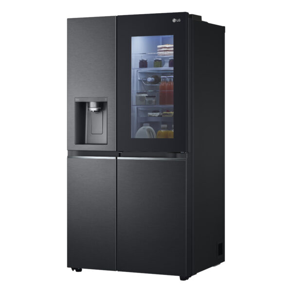 LG GSXV90MCAE Side-by-Side Kühlkombination Freistehend 635 l E Schwarz – Bild 8