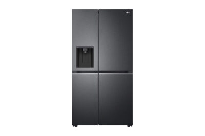 LG GSLV71MCLE Side-by-Side Kühlkombination Freistehend 635 l E Schwarz