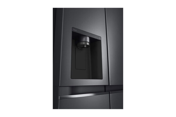 LG GSLV71MCLE Side-by-Side Kühlkombination Freistehend 635 l E Schwarz – Bild 6