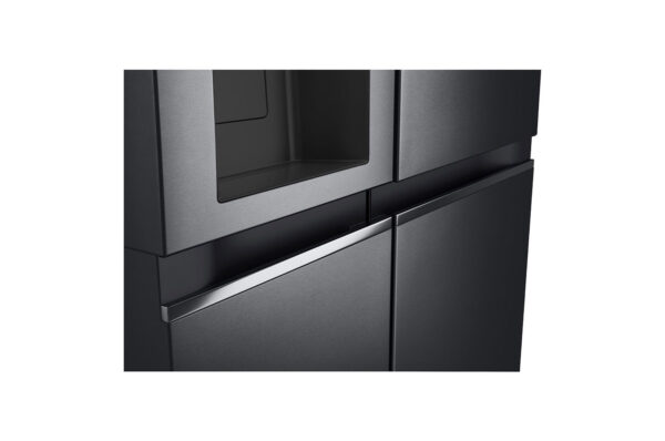 LG GSLV71MCLE Side-by-Side Kühlkombination Freistehend 635 l E Schwarz – Bild 3