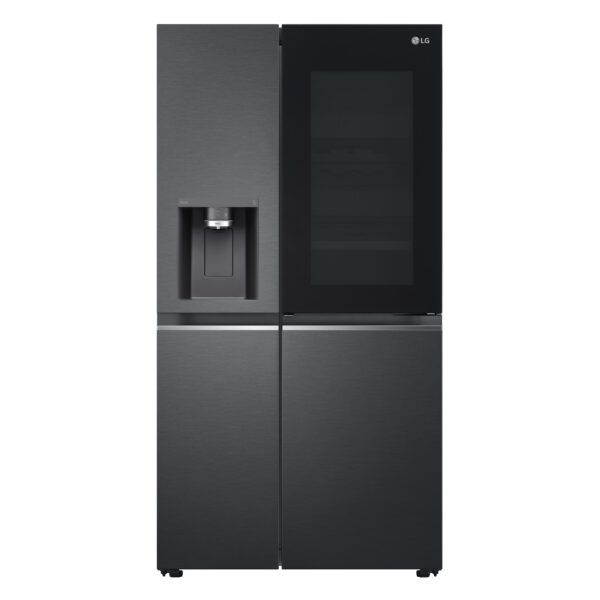 LG GSXV90MCDE Side-by-Side Kühlkombination Freistehend 635 l E Schwarz