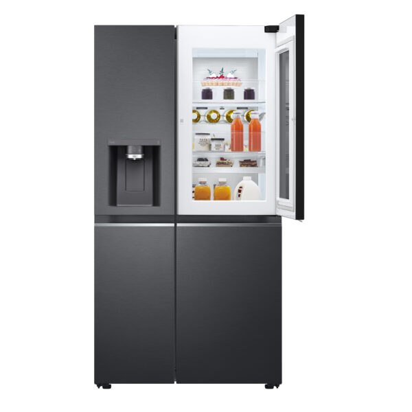 LG GSXV90MCDE Side-by-Side Kühlkombination Freistehend 635 l E Schwarz – Bild 4