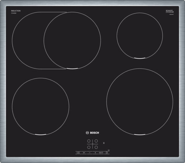 Bosch Serie 4 PIF645BB5E Kochfeld Schwarz Integriert 60 cm Zonen-Induktionskochfeld 4 Zone(n)