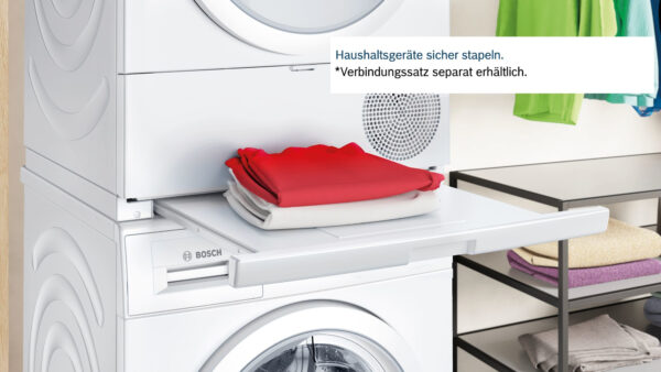 Bosch Serie 8 WQB246CX0 Wäschetrockner Freistehend Frontlader 9 kg A+++ Silber – Bild 7