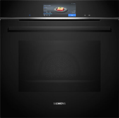 Siemens iQ700 HB778G3B1 Backofen 71 l Schwarz, Edelstahl