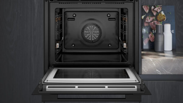 Siemens iQ700 HM778GMB1 Backofen 67 l 3600 W Schwarz – Bild 3