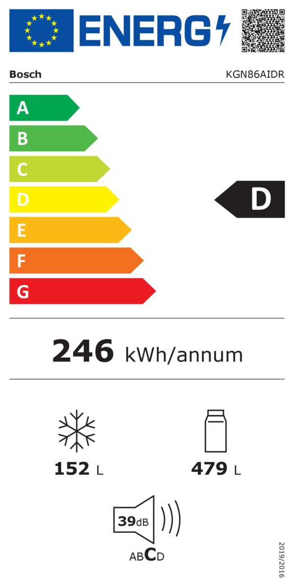 Bosch Serie 6 KGN86AIDR Kühl- und Gefrierkombination Freistehend 631 l D Edelstahl – Bild 6