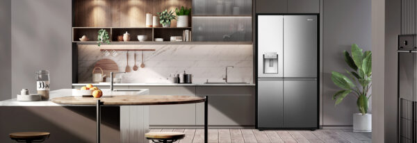 Hisense RS818N4TIC Side-by-Side Kühlkombination Freistehend 632 l C Edelstahl – Bild 29