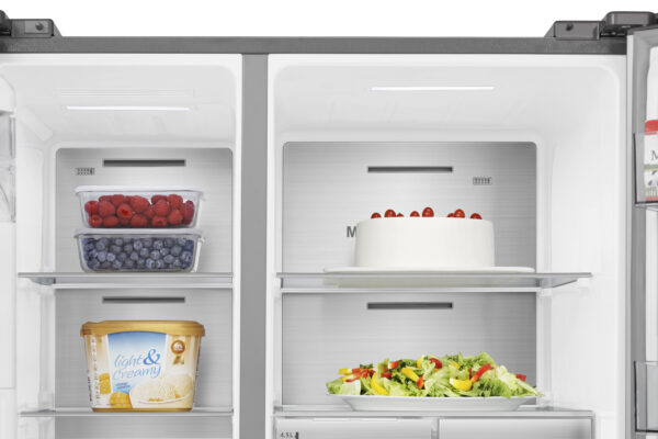 Hisense RS818N4TIC Side-by-Side Kühlkombination Freistehend 632 l C Edelstahl – Bild 19