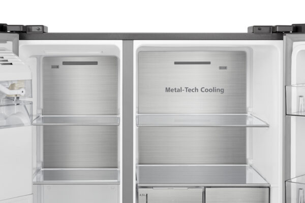 Hisense RS818N4TIC Side-by-Side Kühlkombination Freistehend 632 l C Edelstahl – Bild 20