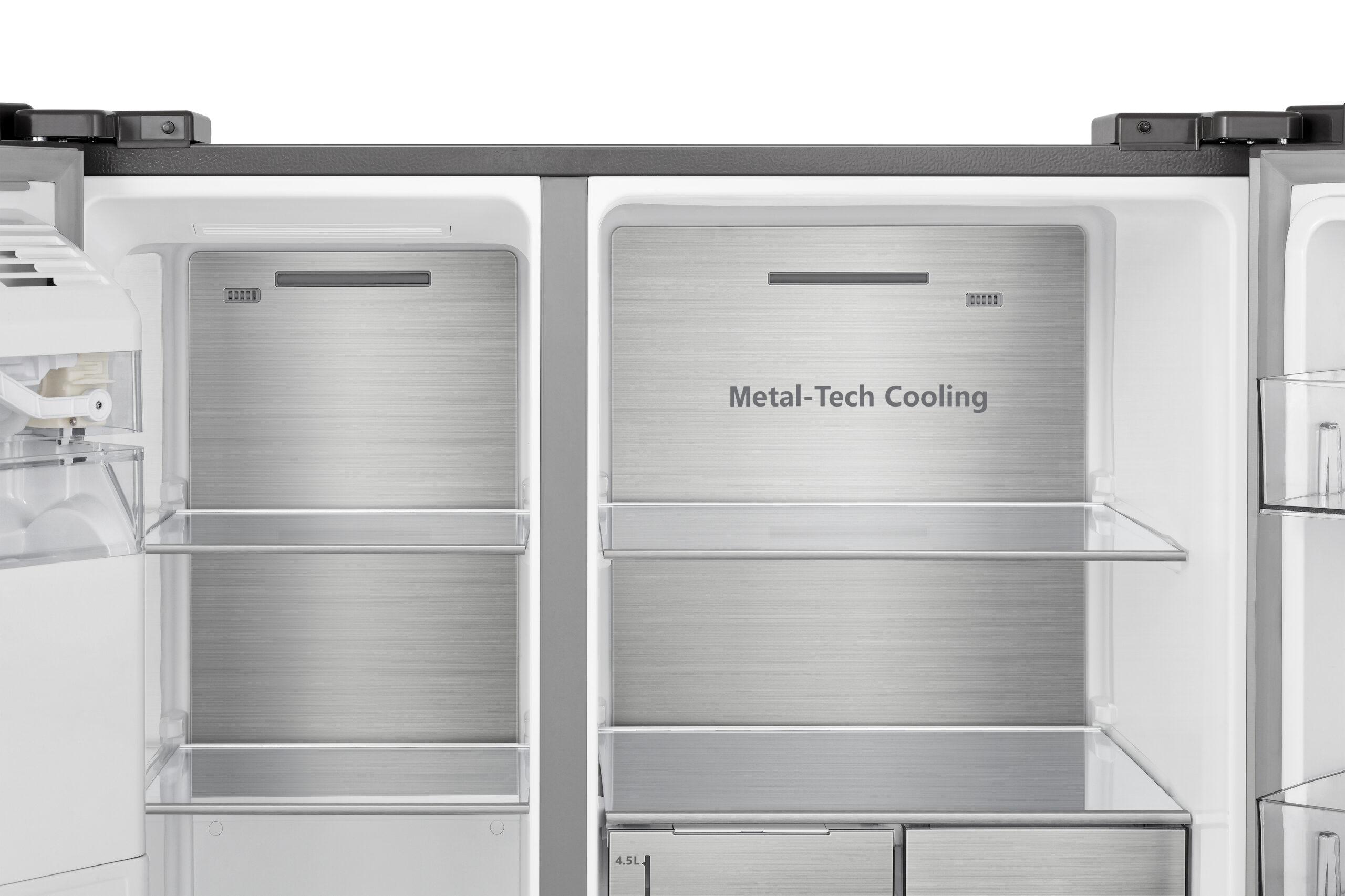 Hisense RS818N4TIC Side-by-Side Kühl-Gefrierkombination Stand 417L/200L/15L Inox-Optik – Bild 20