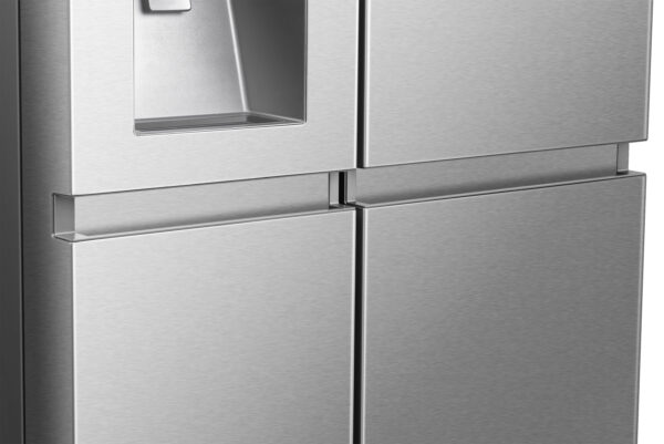 Hisense RS818N4TIC Side-by-Side Kühlkombination Freistehend 632 l C Edelstahl – Bild 22