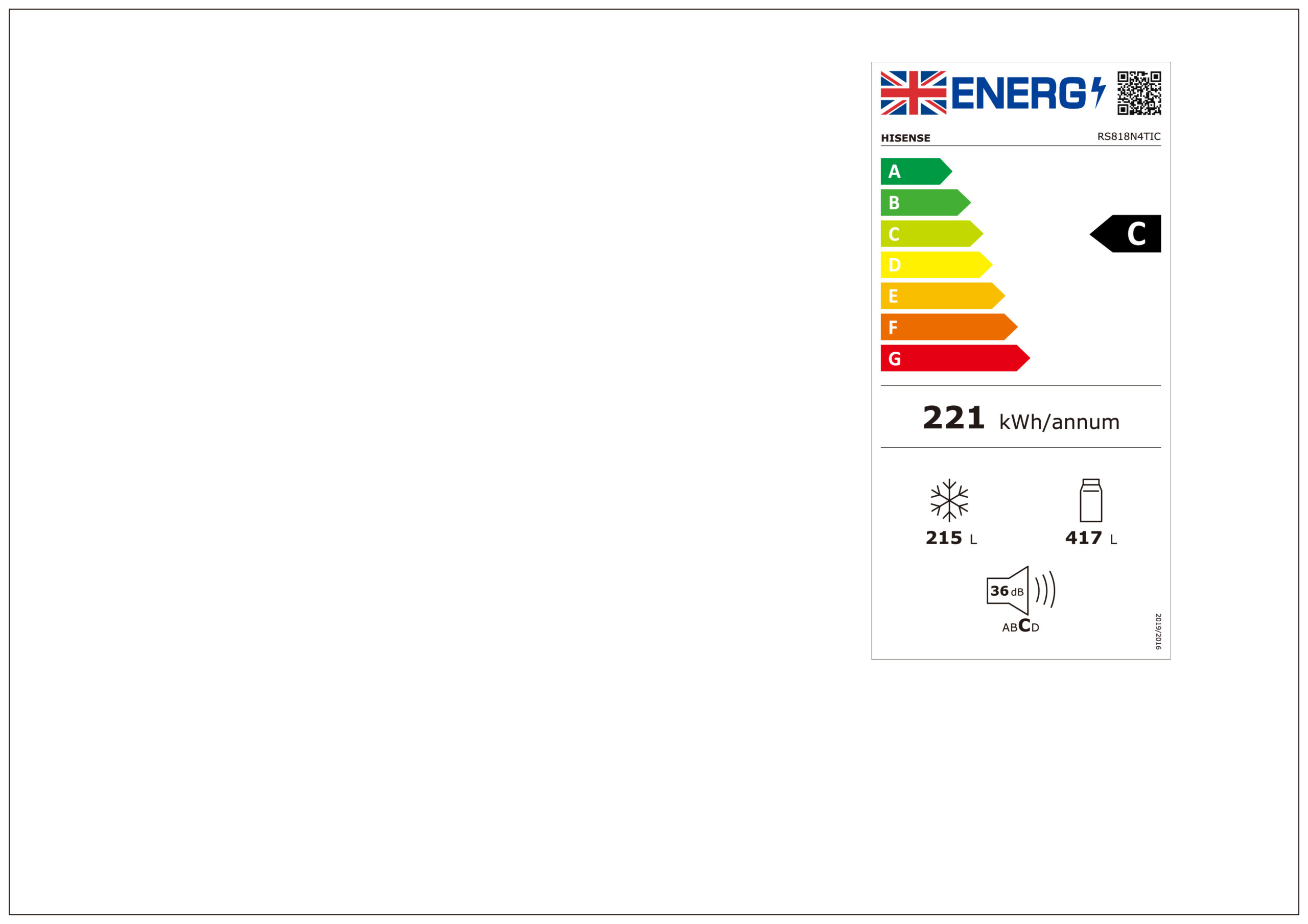 Hisense RS818N4TIC Side-by-Side Kühl-Gefrierkombination Stand 417L/200L/15L Inox-Optik – Bild 38