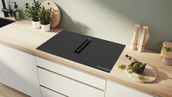 Bosch Serie 6 PVQ811H26E Kochfeld Schwarz Integriert 80 cm Zonen-Induktionskochfeld 4 Zone(n) Integrierte Haube – Bild 4