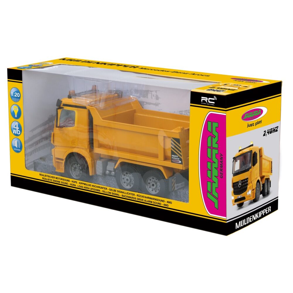 JAMARA Muldenkipper Mercedes-Benz Arocs 1:20 2,4GHz – Bild 3