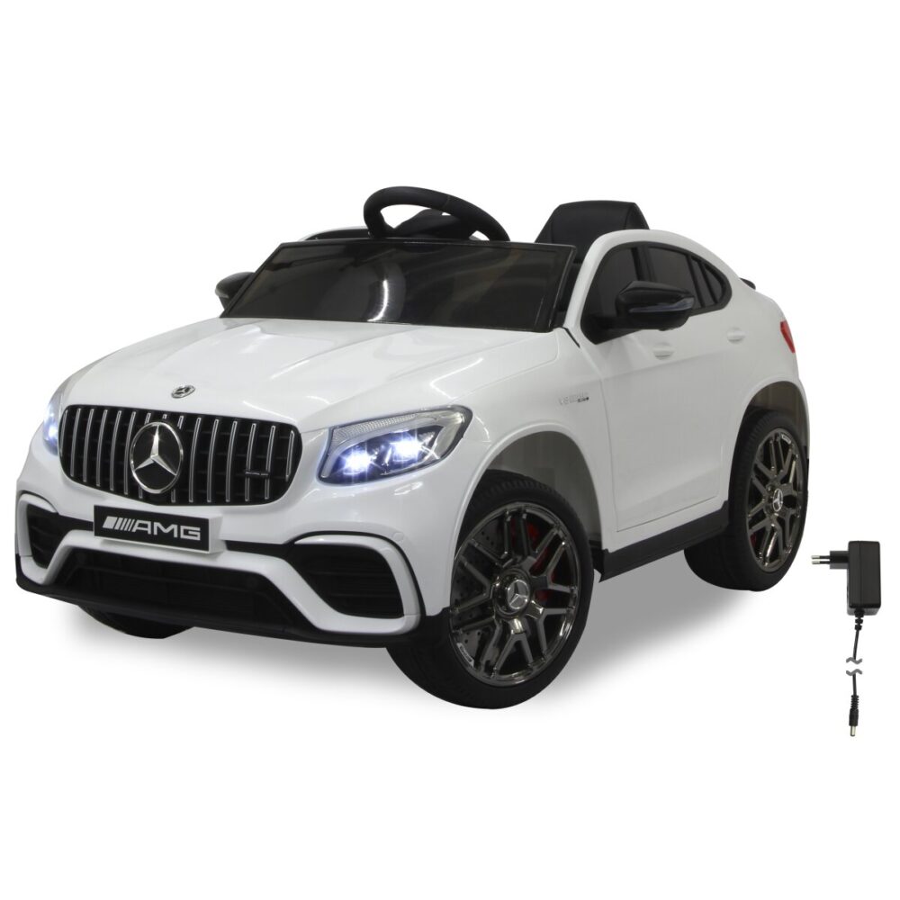 JAMARA Ride-on Mercedes-AMG GLC 63 S Coupé weiß 12V – Bild 4