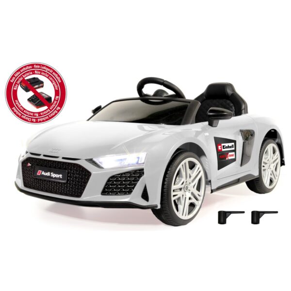 JAMARA Ride-on Audi R8 Spyder weiß 18V Einhell Power X-Change