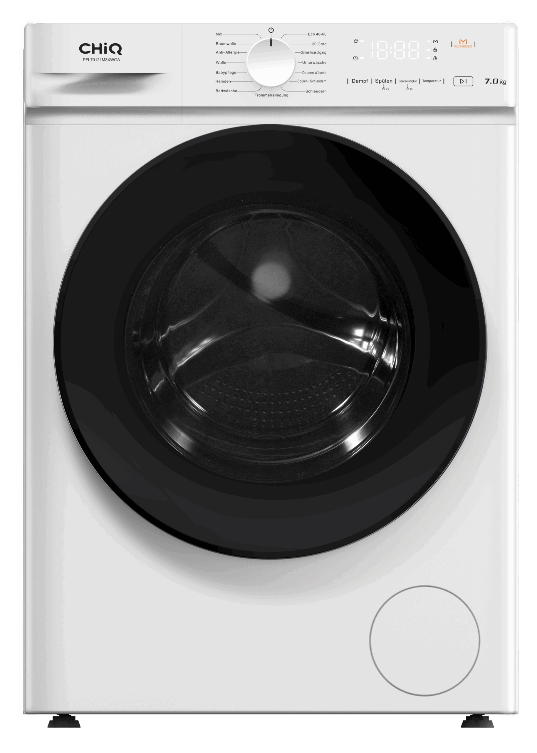 CHiQ PFL70121M3XWGA Waschmaschine 7kg 1200 U/min weiß