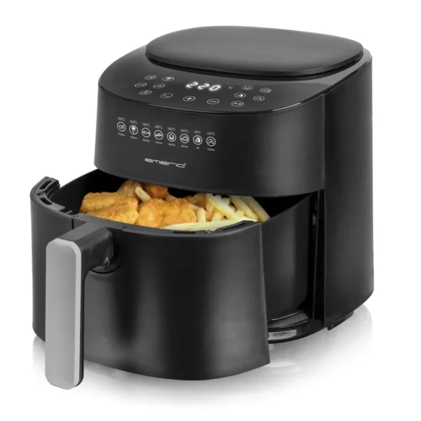 Emerio Heißluftfritteuse, Smart Fryer, 4,5L,schwarz,Cool t