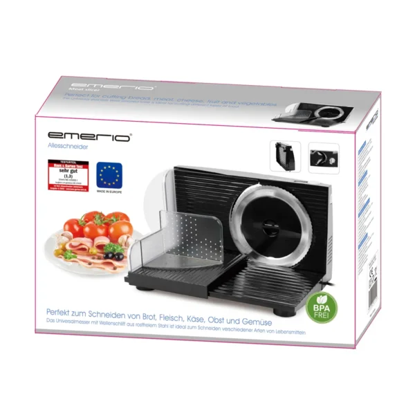 Emerio Allesschneider Edelstahlmesser einst. Schnittstärke