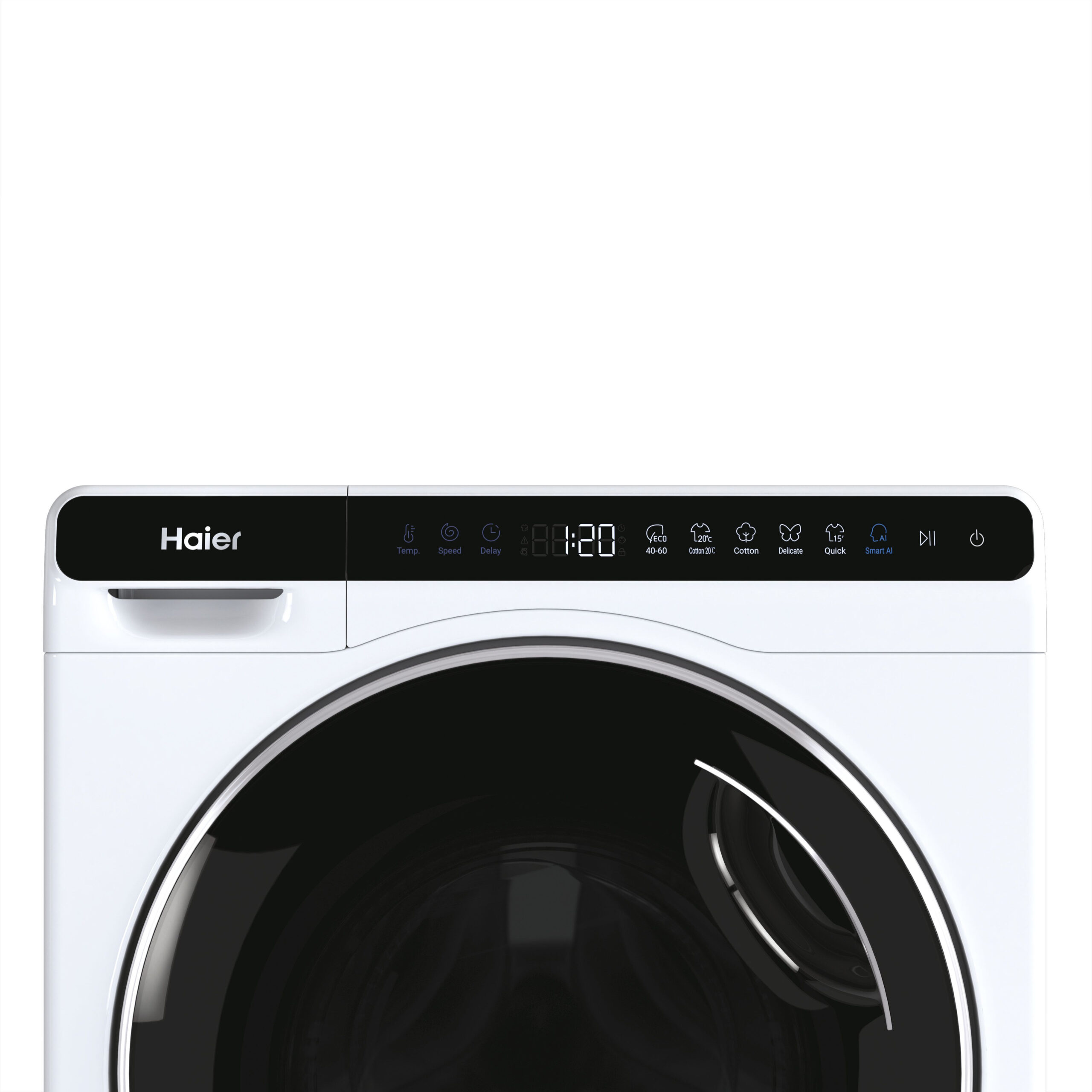 Haier HW50-BP12307-S Mini-Waschmaschine 5kg 1200U/min weiß/schwarz – Bild 5