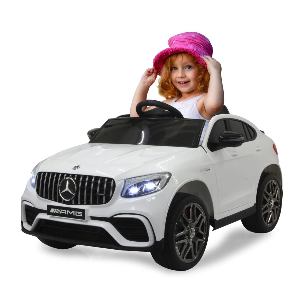 JAMARA Ride-on Mercedes-AMG GLC 63 S Coupé weiß 12V – Bild 7