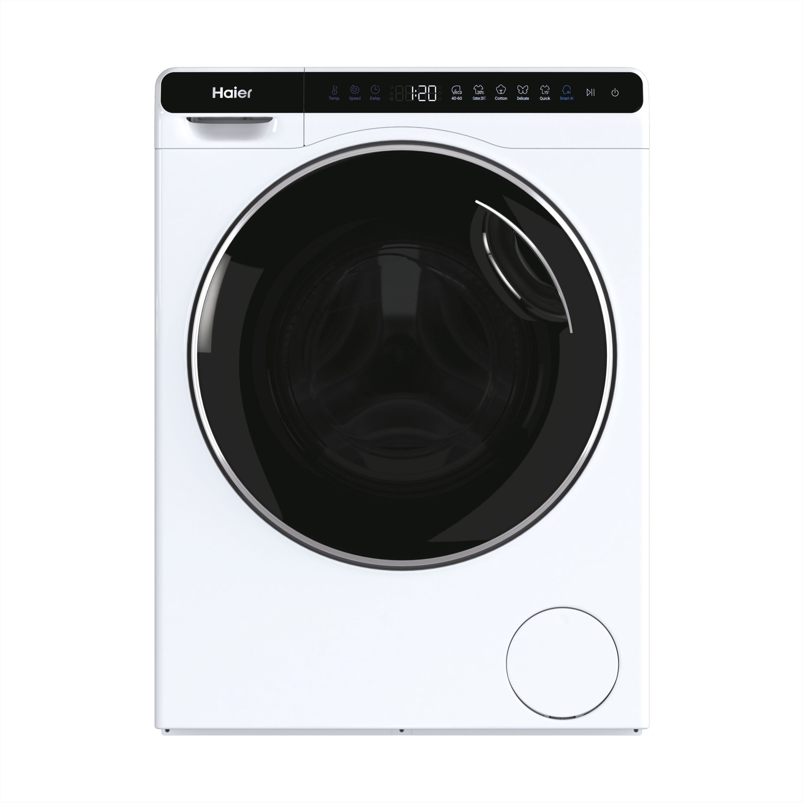 Haier HW50-BP12307-S Mini-Waschmaschine 5kg 1200U/min weiß/schwarz