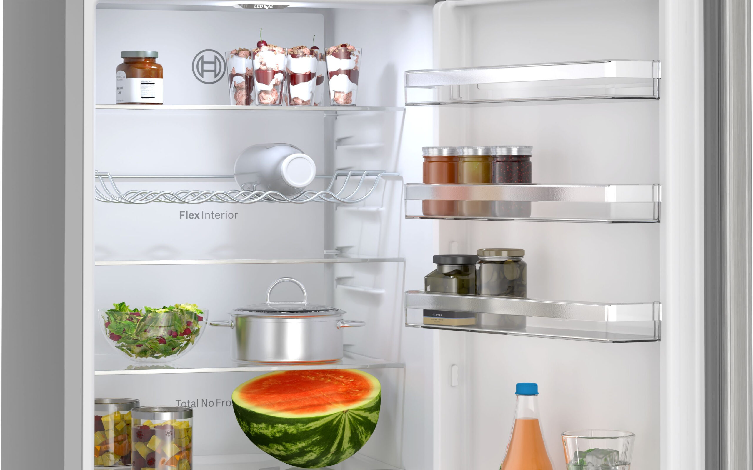 BOSCH KGN392LAG Serie 4 Kühl-Gefrier-Kombination Stand 260L/103L Metall-Optik – Bild 7