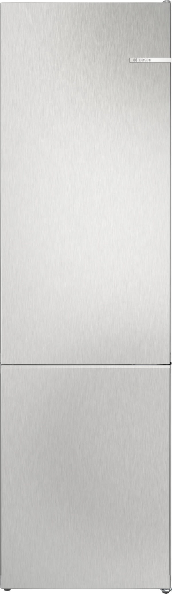 BOSCH KGN392LAG Serie 4 Kühl-Gefrier-Kombination Stand 260L/103L Metall-Optik