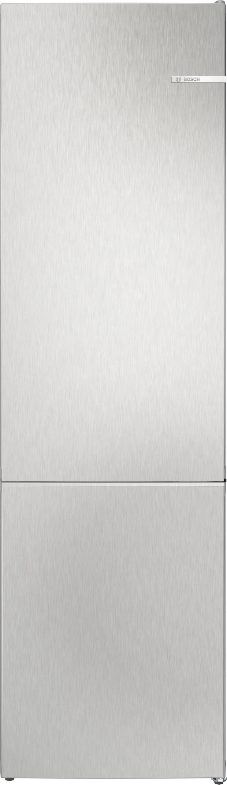 BOSCH KGN392LAG Serie 4 Kühl-Gefrier-Kombination Stand 260L/103L Metall-Optik