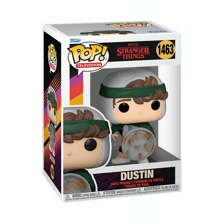 Funko Pop! Figur Stranger Things Dustin Schild/Schwert 10cm – Bild 2