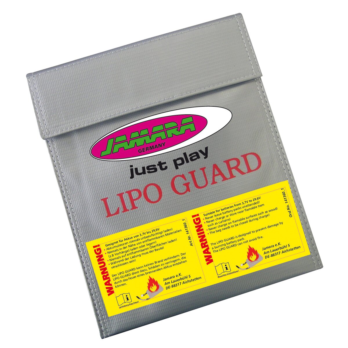 JAMARA LiPo Guard Lipobrandschutz- tasche 23 x 18 cm